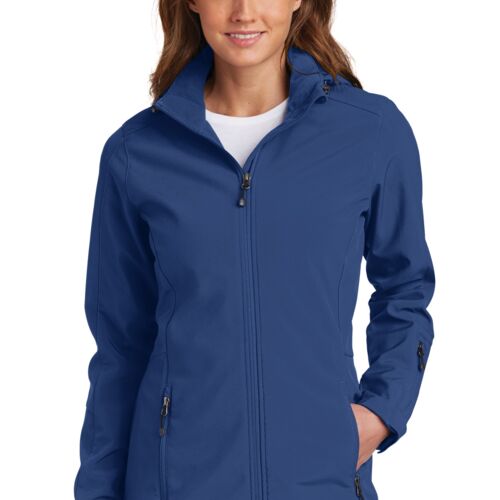 Ladies Hooded Soft Shell Parka (Last Name on Shoulder) Thumbnail